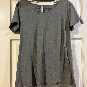 LuLaRoe Heather Gray Short Sleeve Tee